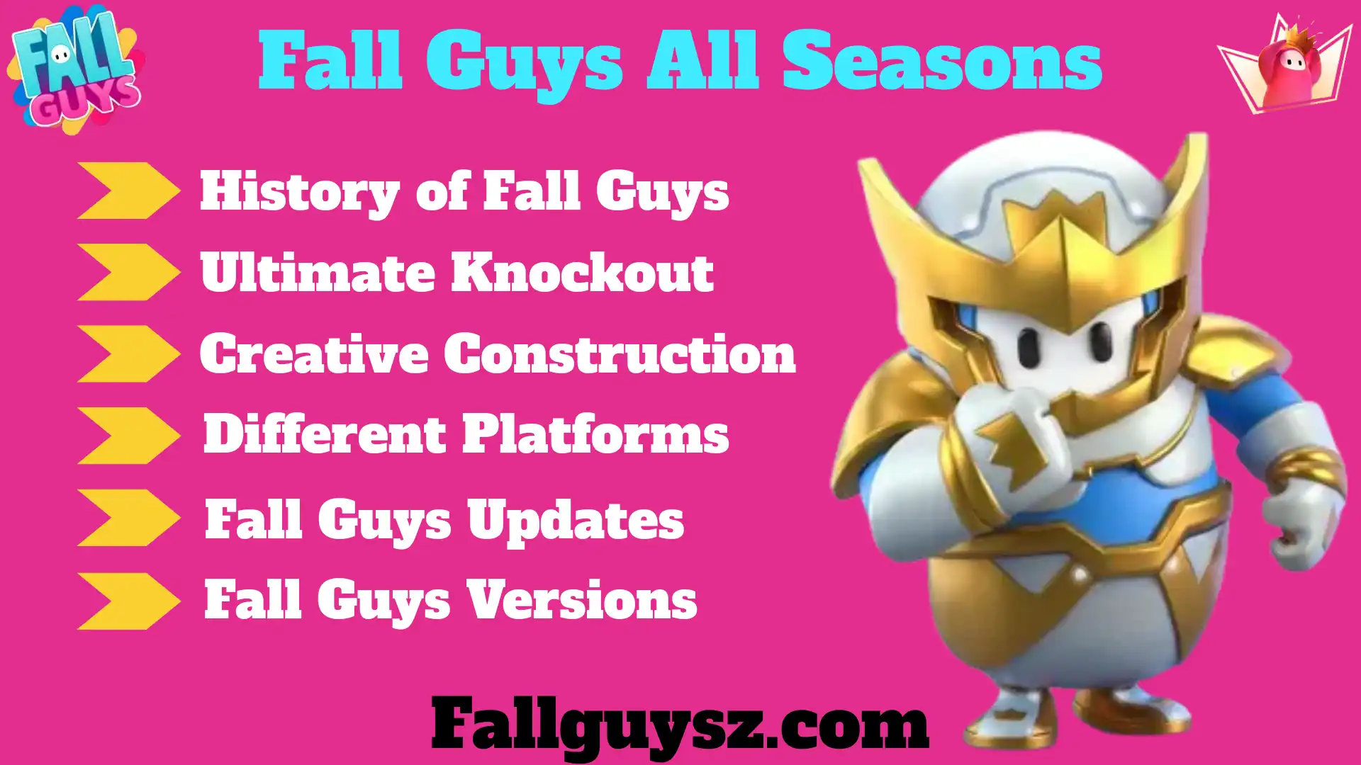 Fall Guys All Seasons Guide - History, Updates & Platforms 1 Fall Guys ALL seasons